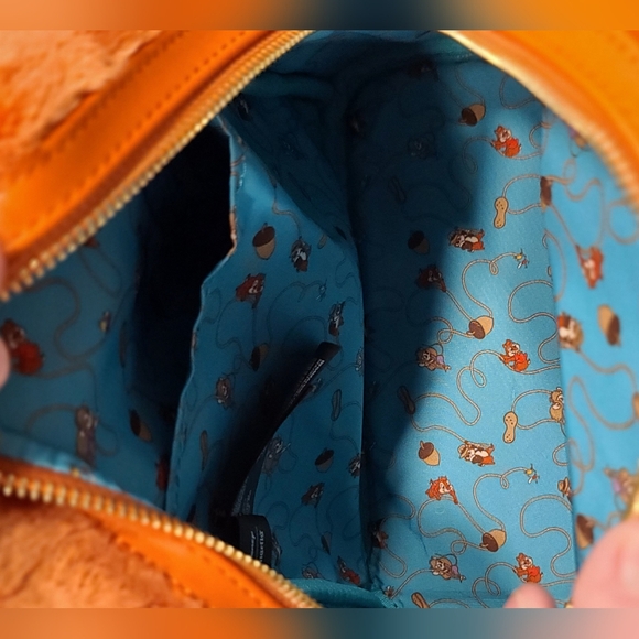 Loungefly Disney Chip ‘n Dale Rescue Rangers Mini Backpack – Plush Furry Design - Picture 12 of 16